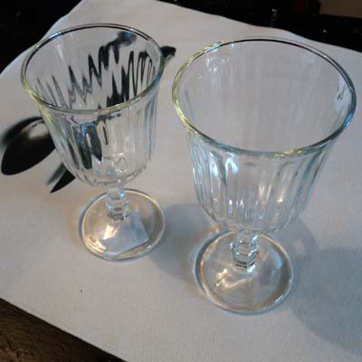 les 6 verres "belem" vin
